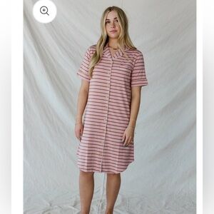 LATES BY KATE DREAM DRESS Pencil Stripe